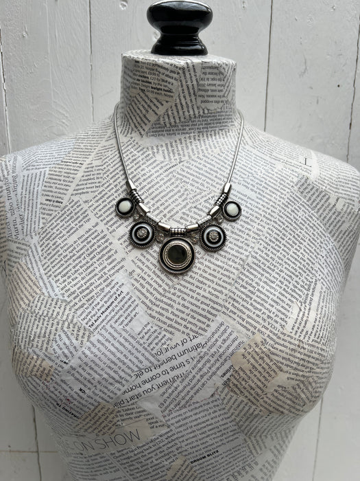 Reine Necklace- Black ~ ALL JEWELLERY 3 FOR 2