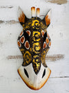 aerial view of giraffe mask