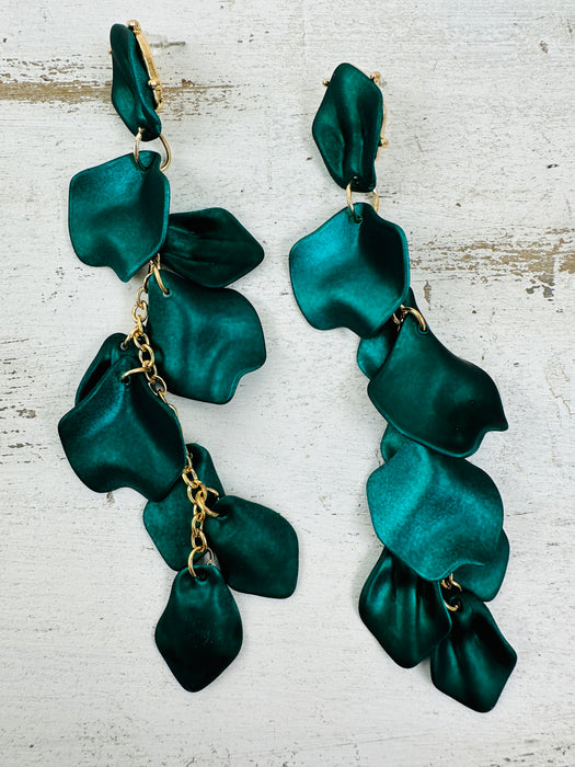 Feronia Earrings - Green ~ ALL JEWELLERY 3 FOR 2