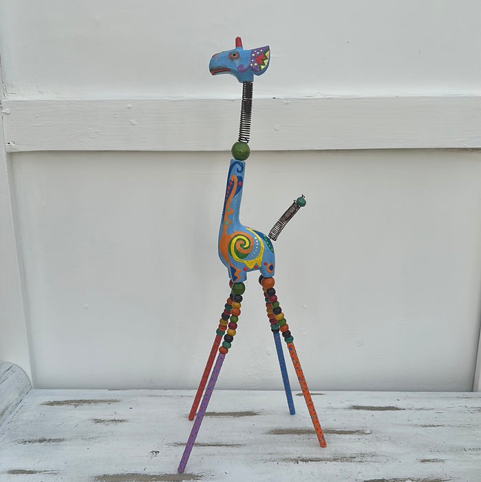 Crazy Giraffe Small - BLUE