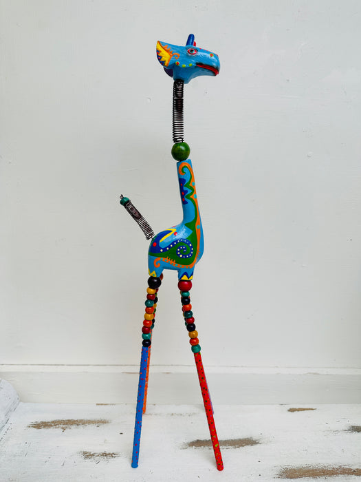 Crazy Giraffe Small - BLUE
