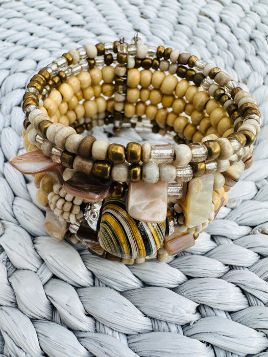Candy Cuff - Cream ~ ALL JEWELLERY 3 FOR 2