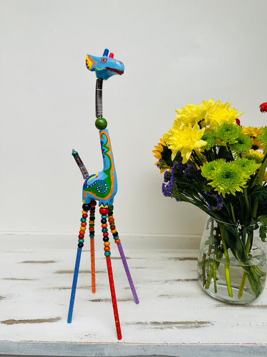Crazy Giraffe Small - BLUE