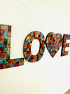 side view of mosaic love
