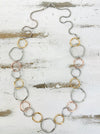 flat lay of necklace