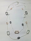 flat lay of necklace