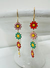 close-up of earrings