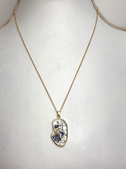 close-up of necklace