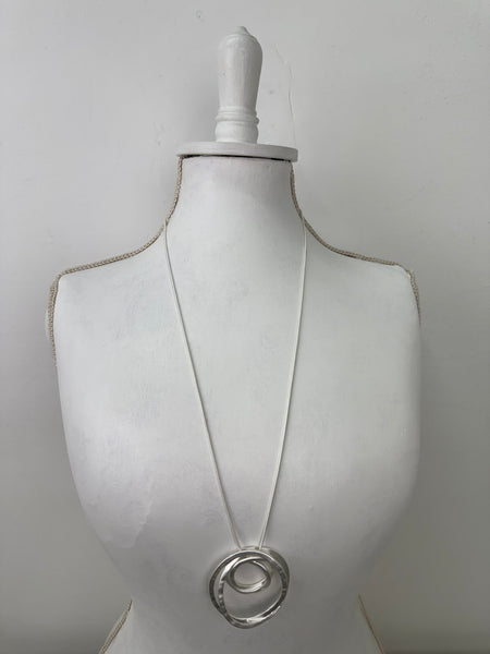 close-up of necklace