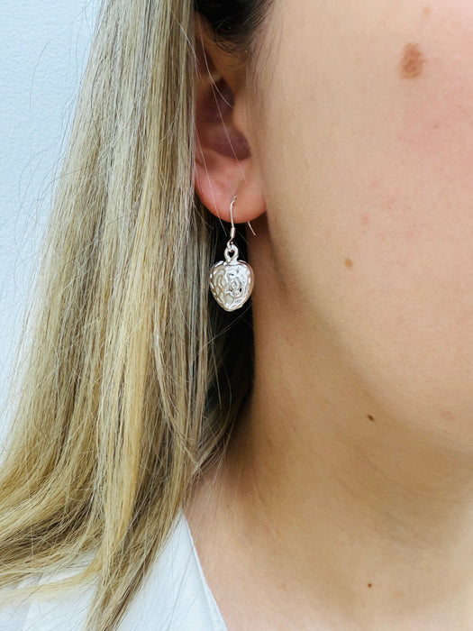 close up of earring