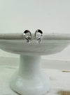 front-view of earrings