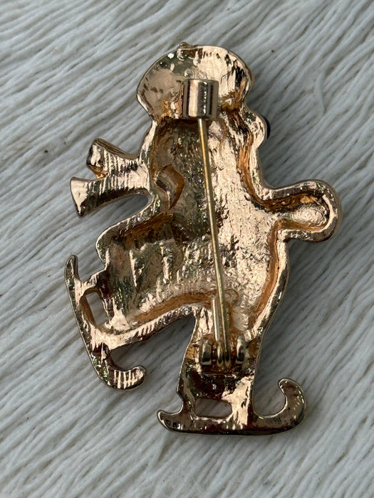 back view of brooch