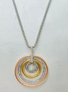 close-up of necklace