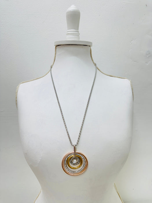 front view of necklace