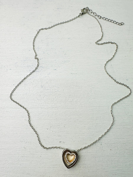 flat-lay of necklace
