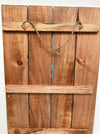 back view of monte carlo wooden sign
