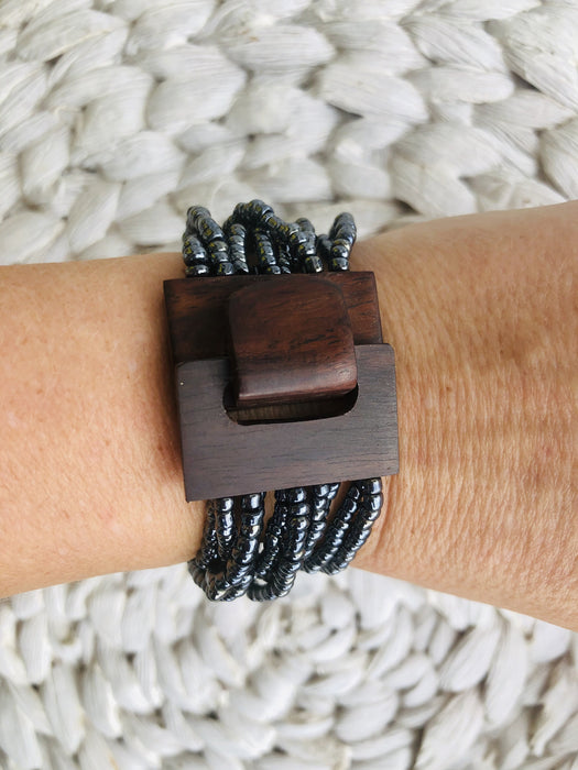 Odessa Bracelet - Gunmetal ~ ALL JEWELLERY 3 FOR 2