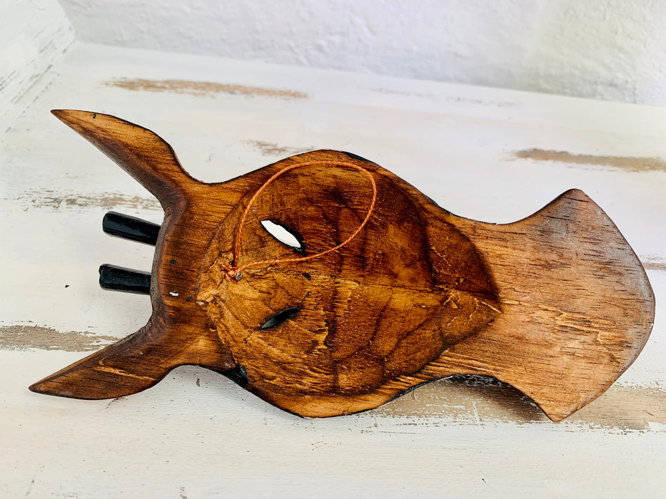 Wood Mask - Giraffe XS