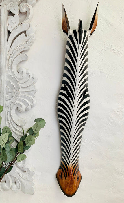 Wood Mask - Zebra Large