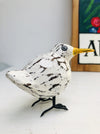 side view of baby wooden seagull