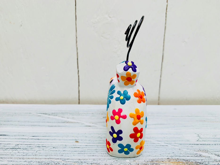 side view of floral cat