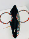 aerial view of handbag opening