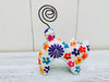 back view of floral cat