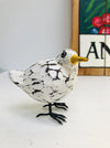 front view of wooden baby seagull