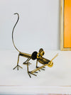 side view of metal mouse basil