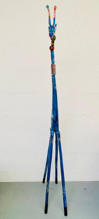 Verrückte Giraffe - Mittelblau