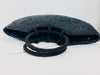 side view of beaded handbag