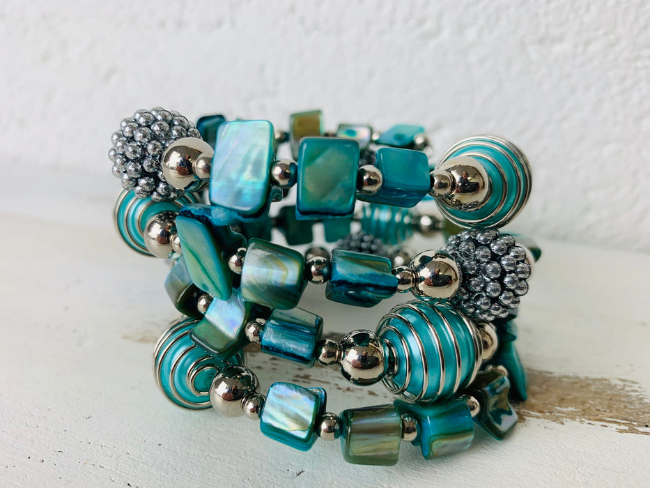 Mira Bracelet - Turquoise ~ ALL JEWELLERY 3 FOR 2