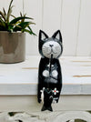 front view of wooden fishing cat