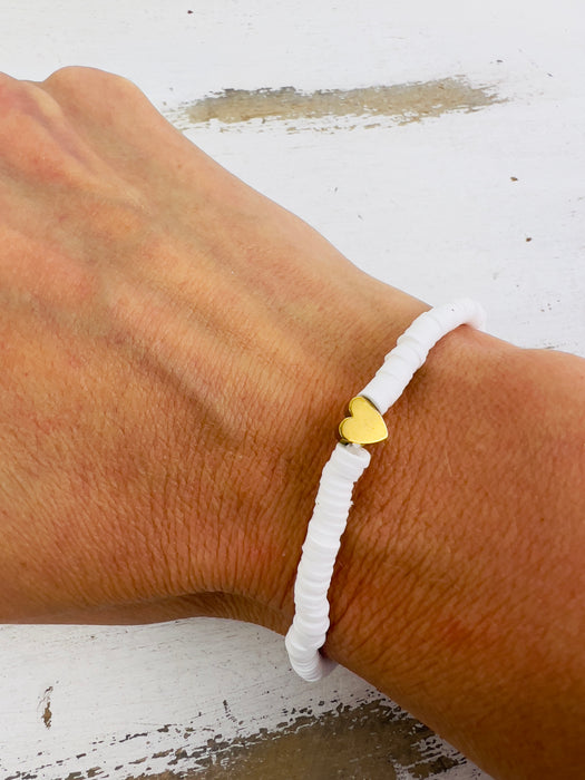 Ete  Bracelet - White ~ ALL JEWELLERY 3 FOR 2