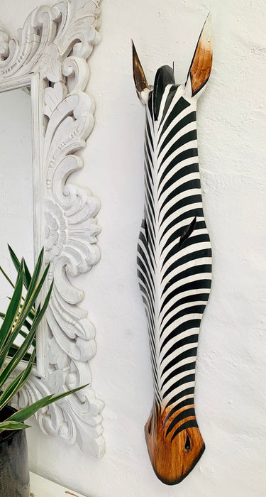 Wood Mask - Zebra Large