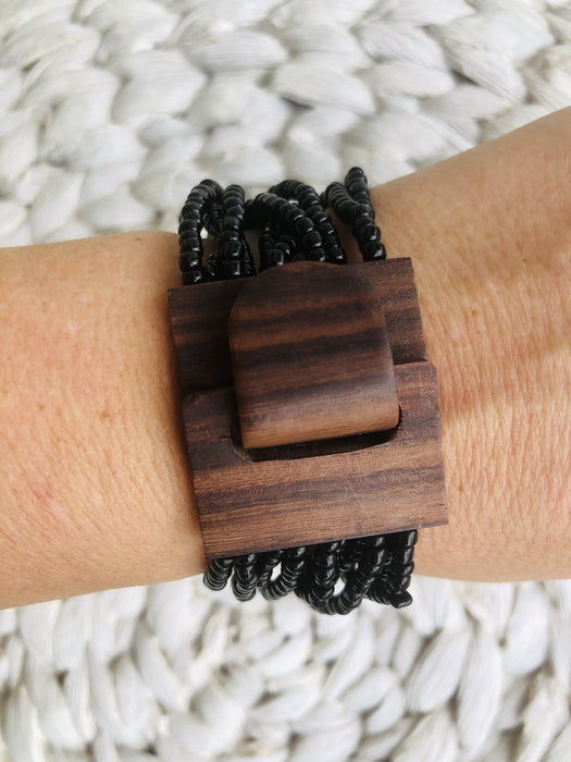 Odessa Bracelet - Black ~ ALL JEWELLERY 3 FOR 2