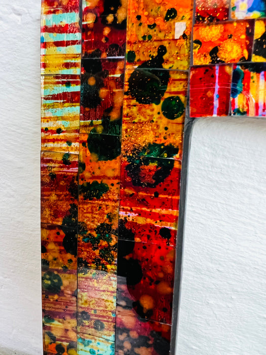 close-up of mosaic Dream letter