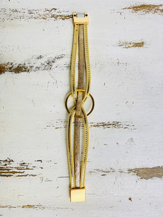 flat lay of bracelet