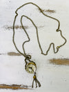 aerial view of watch necklace