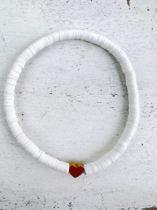 Ete  Bracelet - White ~ ALL JEWELLERY 3 FOR 2