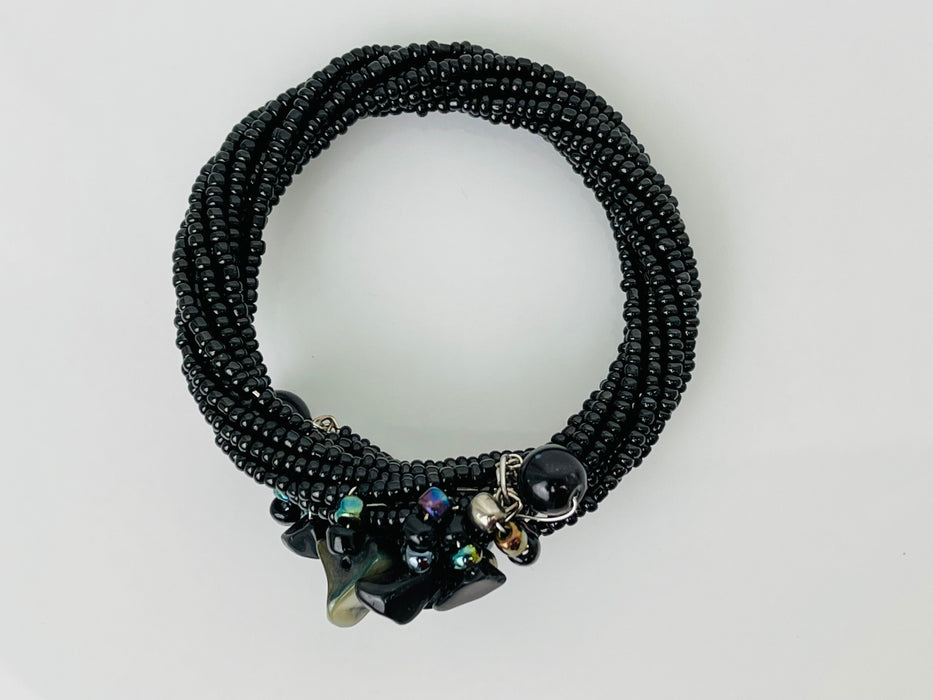 Twist Bracelet - Black ~ ALL JEWELLERY 3 FOR 2