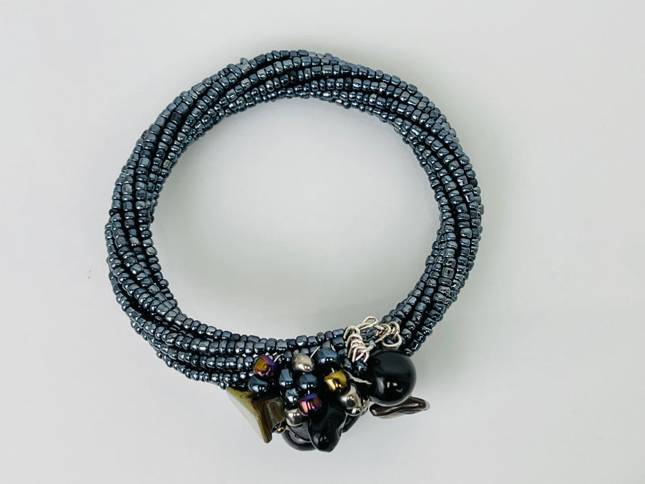 Twist Bracelet - Gunmetal ~ ALL JEWELLERY 3 FOR 2