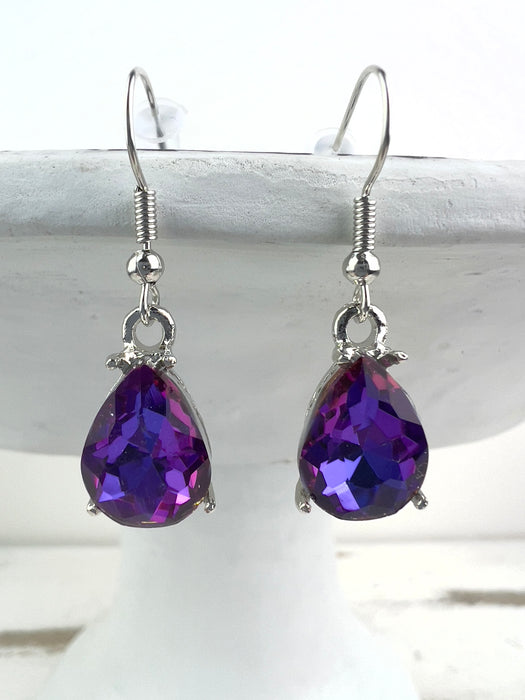 Odette Earrings - Purple ~ ALL JEWELLERY 3 FOR 2