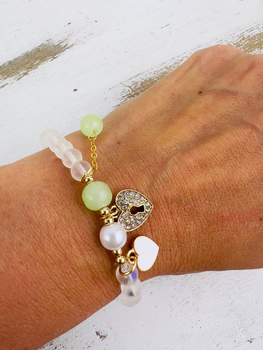 Mila Bracelet - Heart ~ ALL JEWELLERY 3 FOR 2