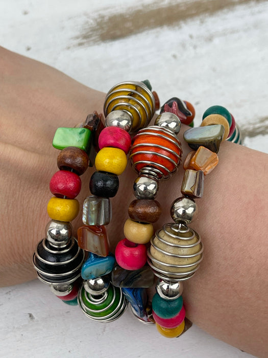 Solana Bracelet - Rainbow ~ ALL JEWELLERY 3 FOR 2