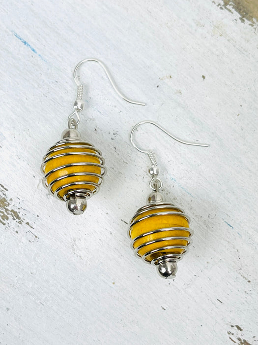 Solana Earrings - Mustard