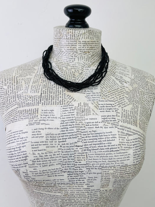 Florence Necklace - Black ~ ALL JEWELLERY 3 FOR 2