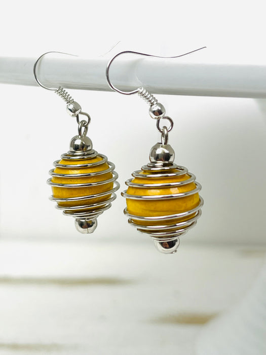 Solana Earrings - Mustard