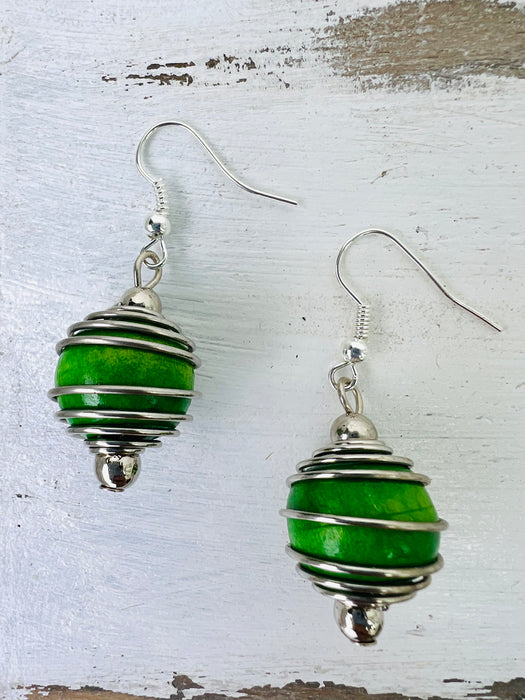 Solana Earrings - Lime