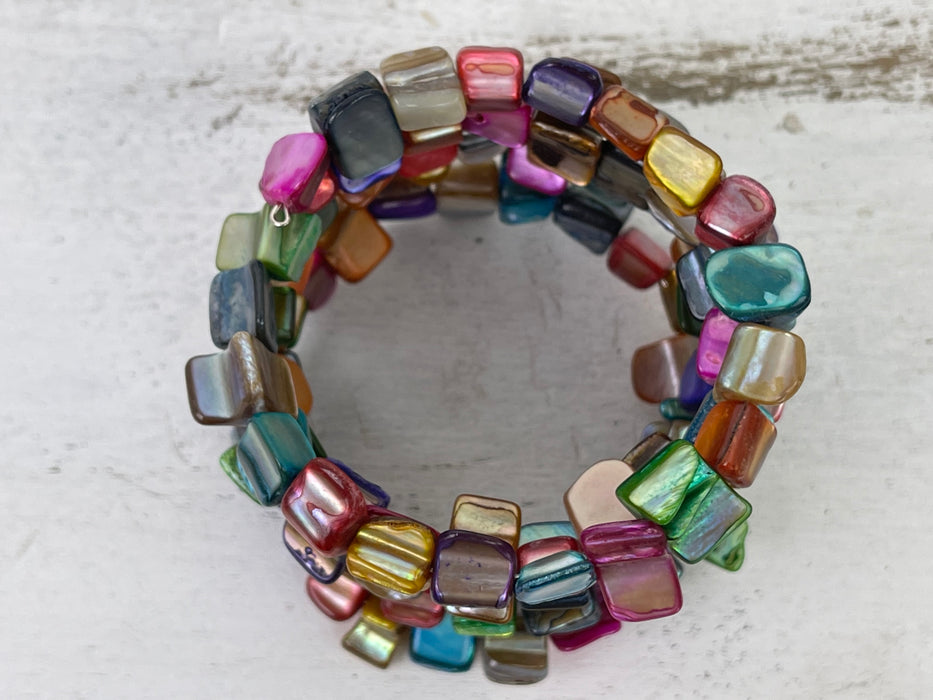 Abalone Bracelet -Multi ~ ALL JEWELLERY 3 FOR 2